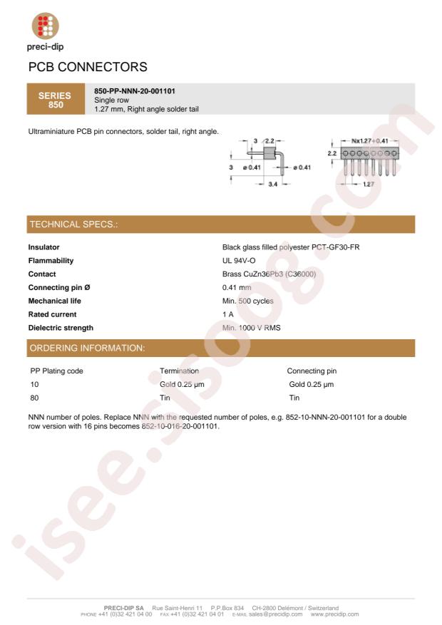 Preci-Dip 850-10-014-20-001101
