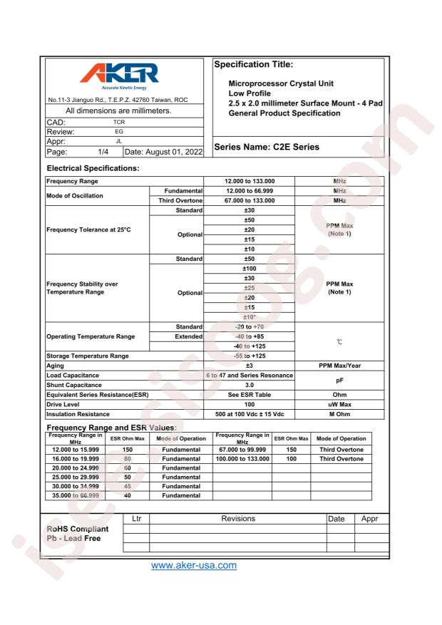 AKER C2E-37.400-8-1520-R