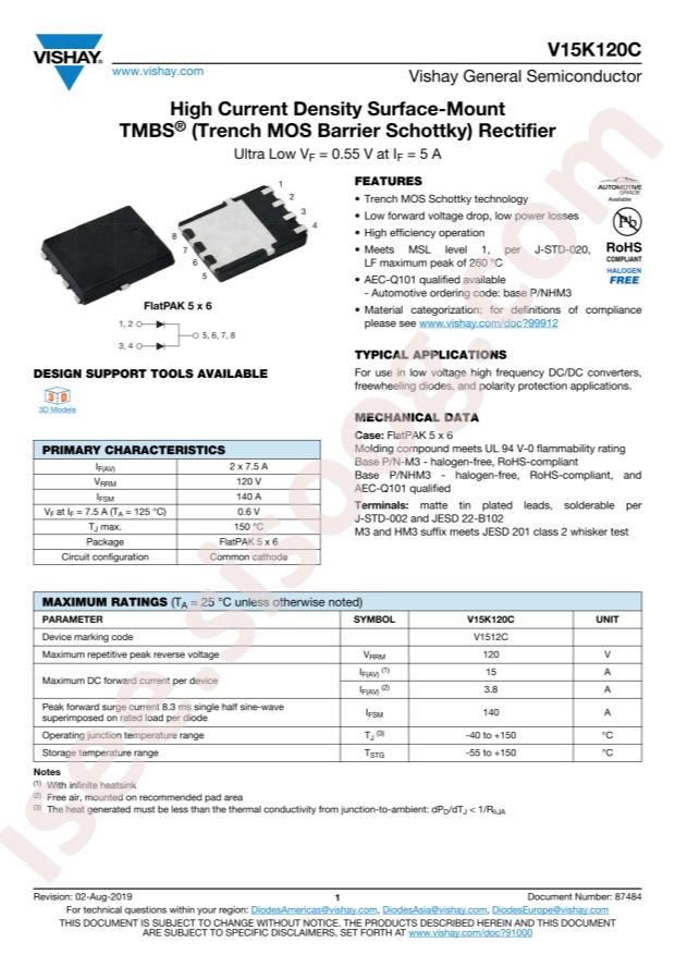 VISHAY V15K120C-M3/I