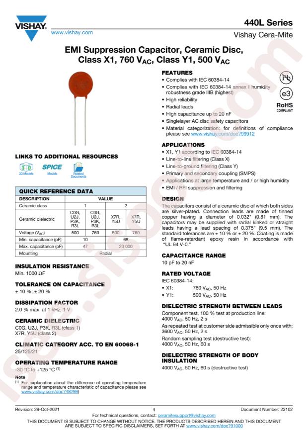 VISHAY 440LD40-R