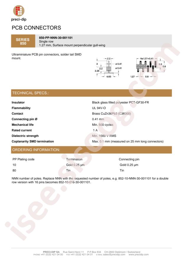 Preci-Dip 850-10-037-30-001101