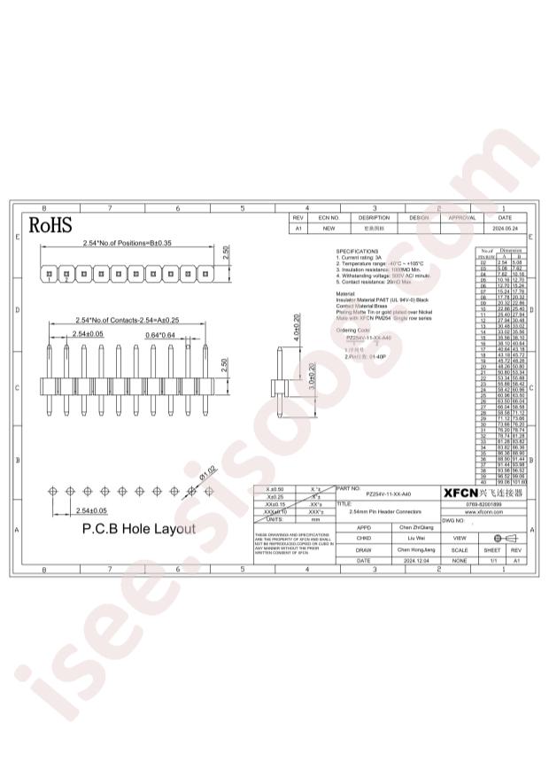 XFCN PZ254V-11-40P-A40