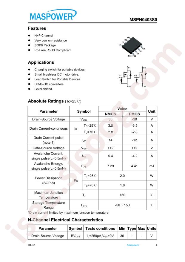 MASPOWER MSPN0403S0