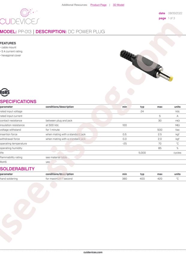 CUI PP-013