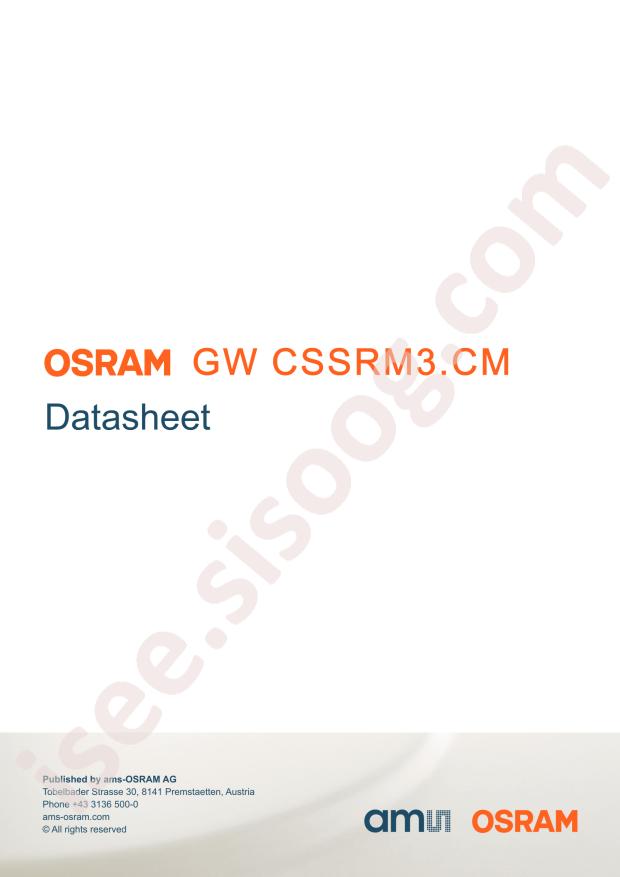 OSRAM GW CSSRM3.CM-MFN3-XX51-1-700-R18