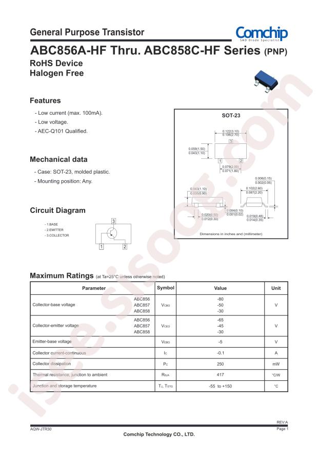 Comchip ABC856B-HF