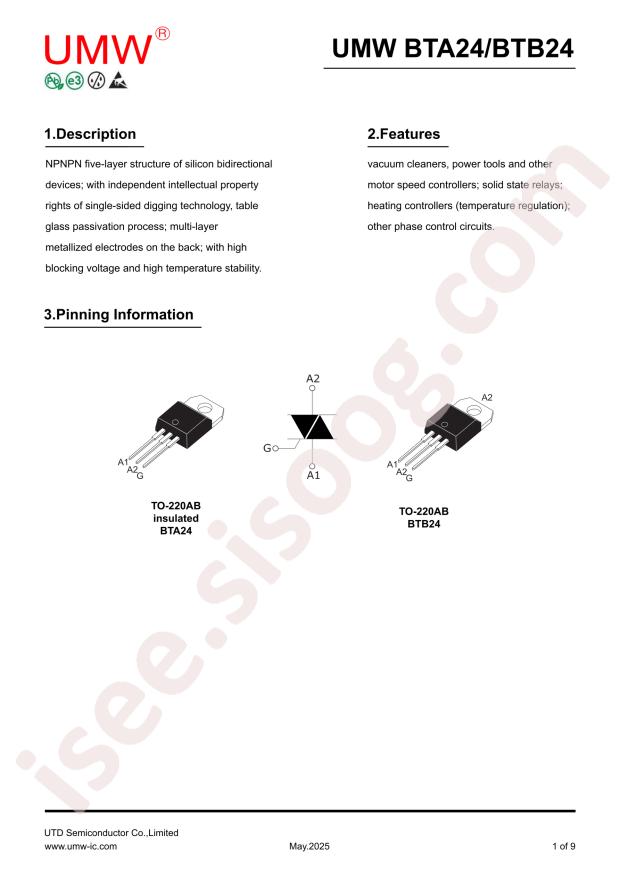 UMW BTB24-600BRG(UMW)