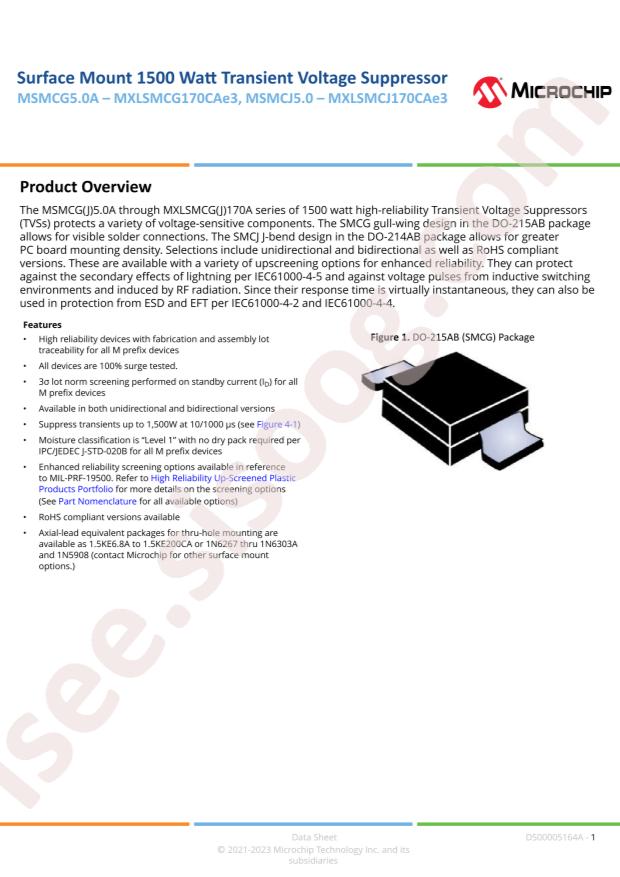 MICROCHIP MASMCJ10AE3/TR