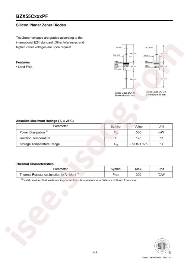 ST(Semtech) BZX55C2V2PF