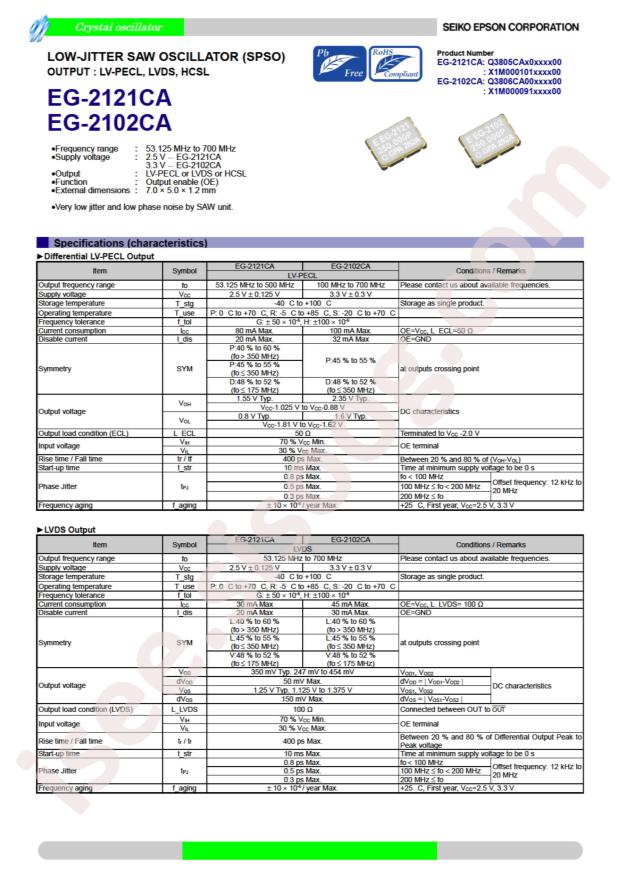 EPSON EG-2121CA 100.0000M-LHPAB