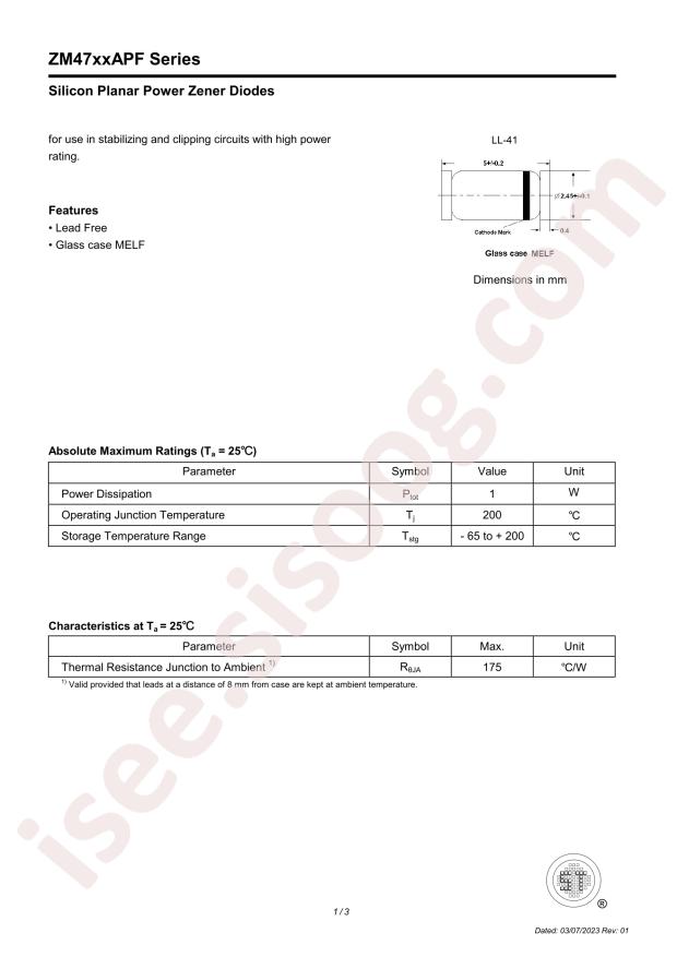 ST(Semtech) ZM4760APF