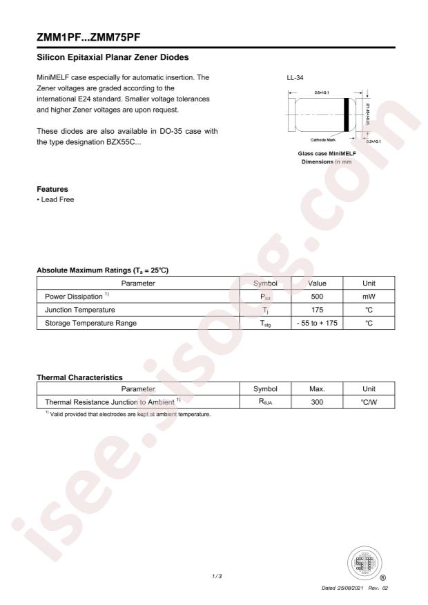 ST(Semtech) ZMM75PF