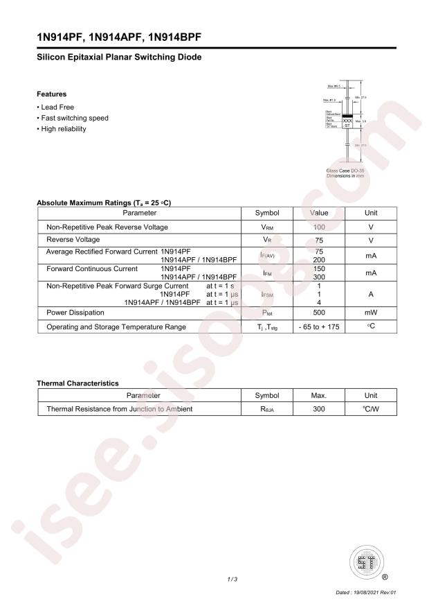 ST(Semtech) 1N914PF