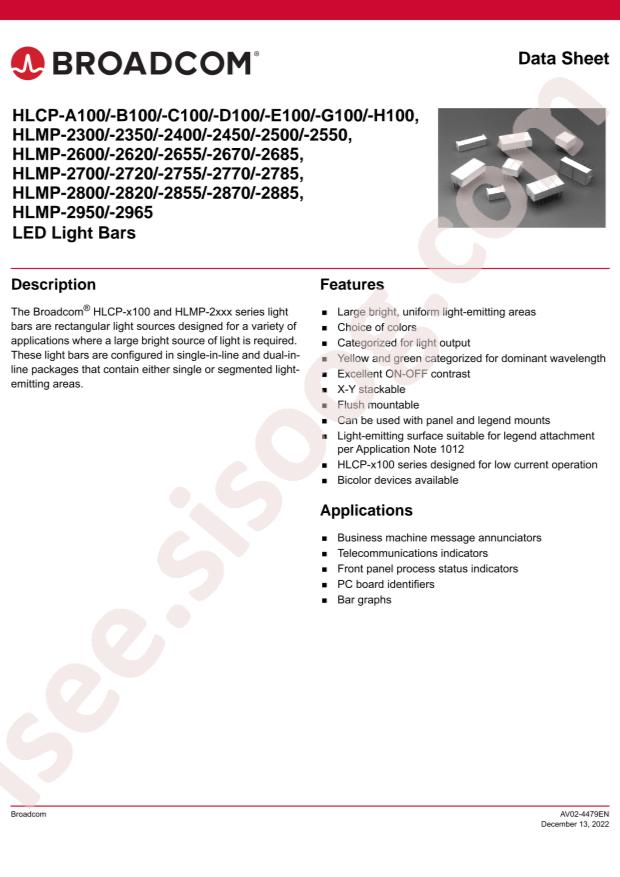 Broadcom HLMP-2450
