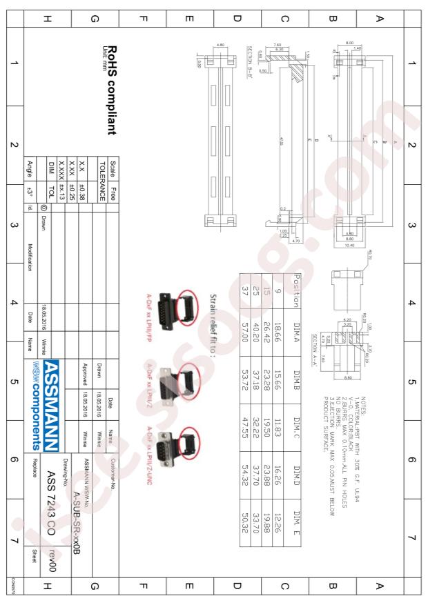 Assmann WSW Components A-SUB-SR-150B