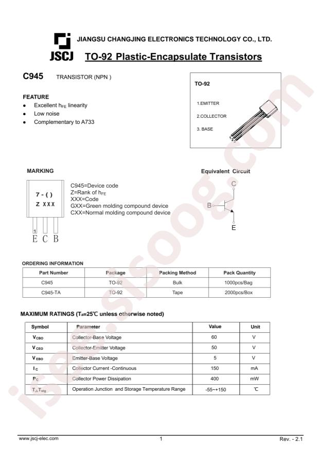 JSCJ C945-TA