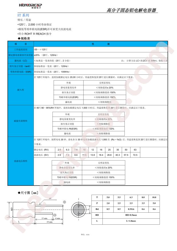 Honor Elec HT1E477M0810PC