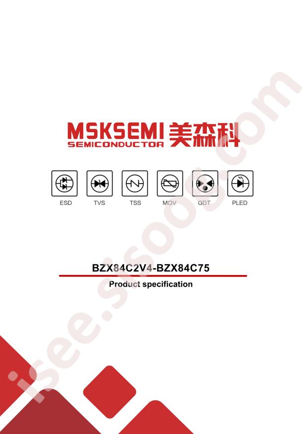 MSKSEMI BZX84C6V8