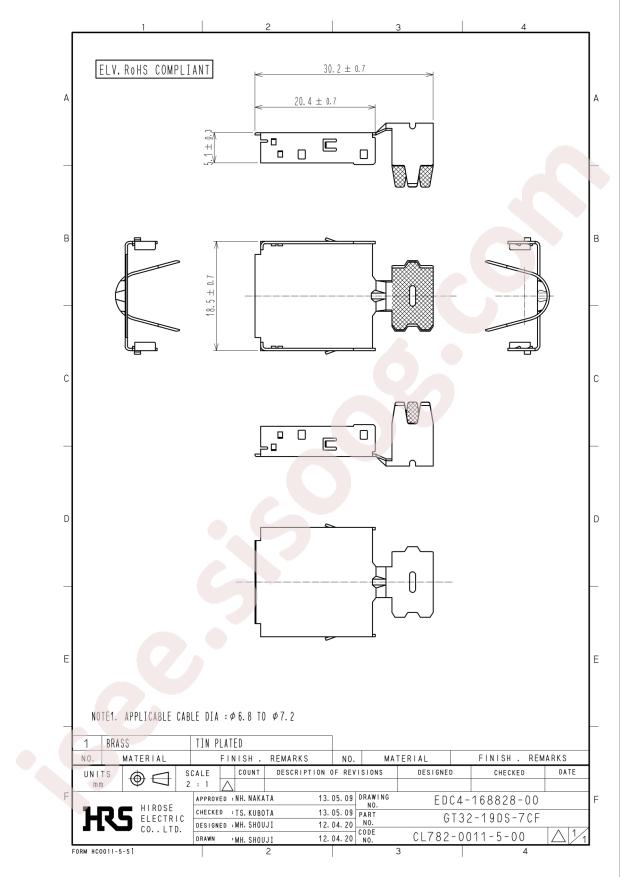 HRS GT32-19DS-7CF