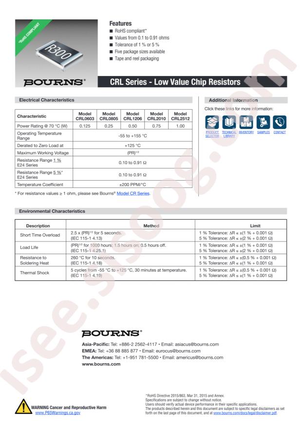 BOURNS CRL2512-JW-R150ELF