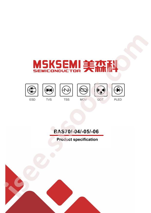 MSKSEMI BAS70
