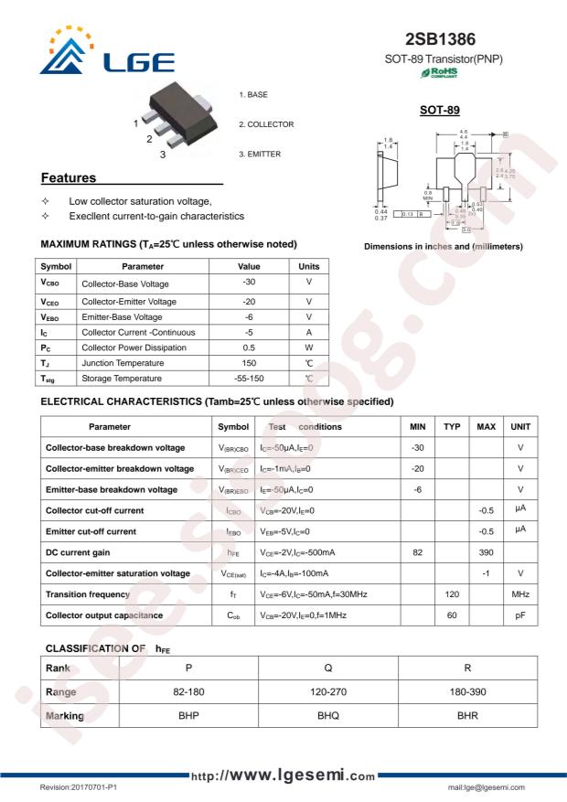 LGE 2SB1386