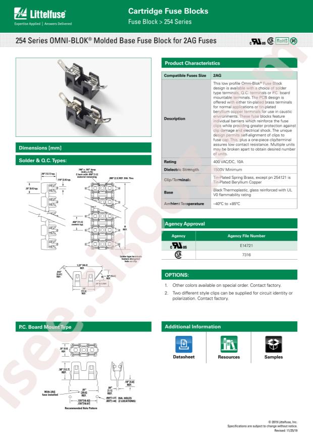 Littelfuse 02540208Z