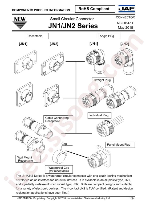 JAE Electronics JN1FS10SL2