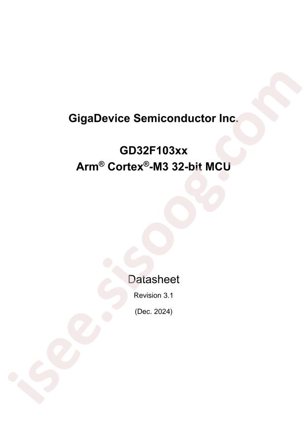 GigaDevice Semicon Beijing GD32F103T8U6