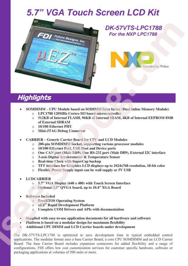 Future Designs, Inc. DK-57VTS-LPC1788