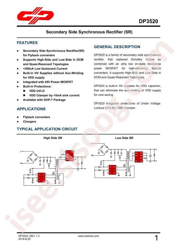 Shenzhen Developer Microelec. DP3520