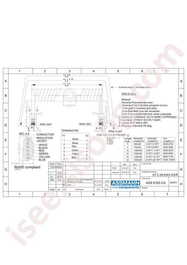 Assmann WSW Components AT-C-26-6/6/S-25/R
