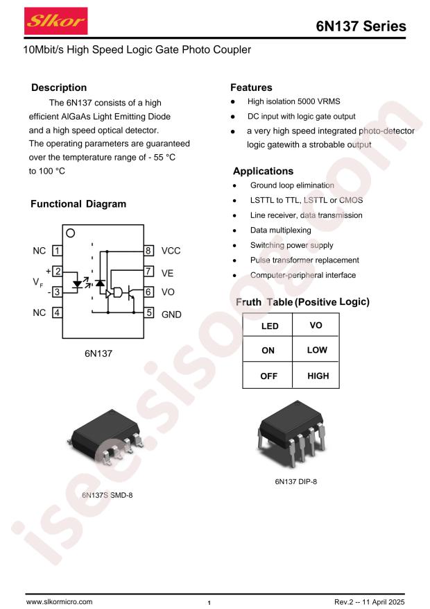 Slkor 6N137