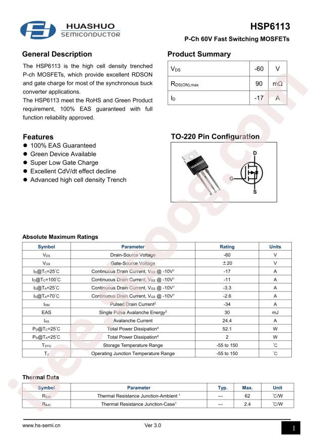 HUASHUO HSP6113