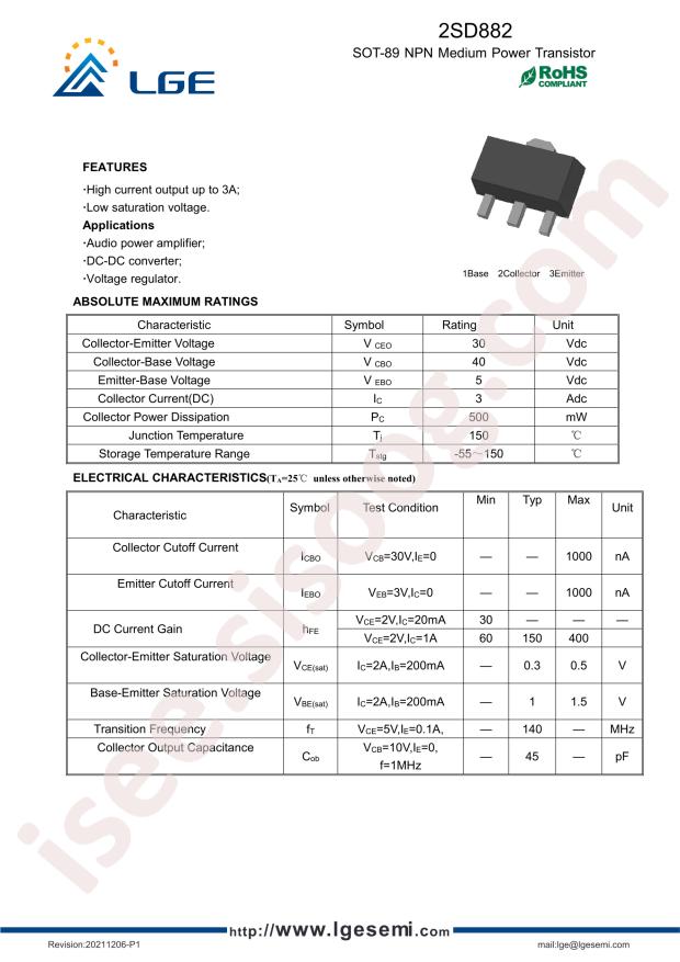 LGE 2SD882