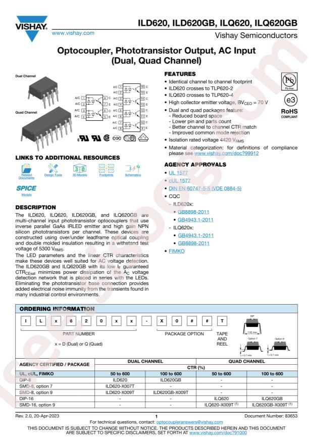 VISHAY ILQ620