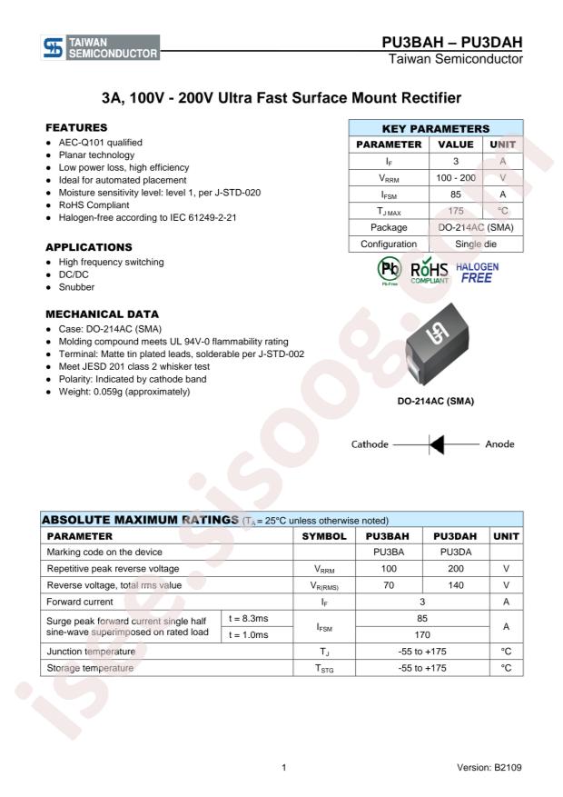 Taiwan Semiconductor PU3DAH