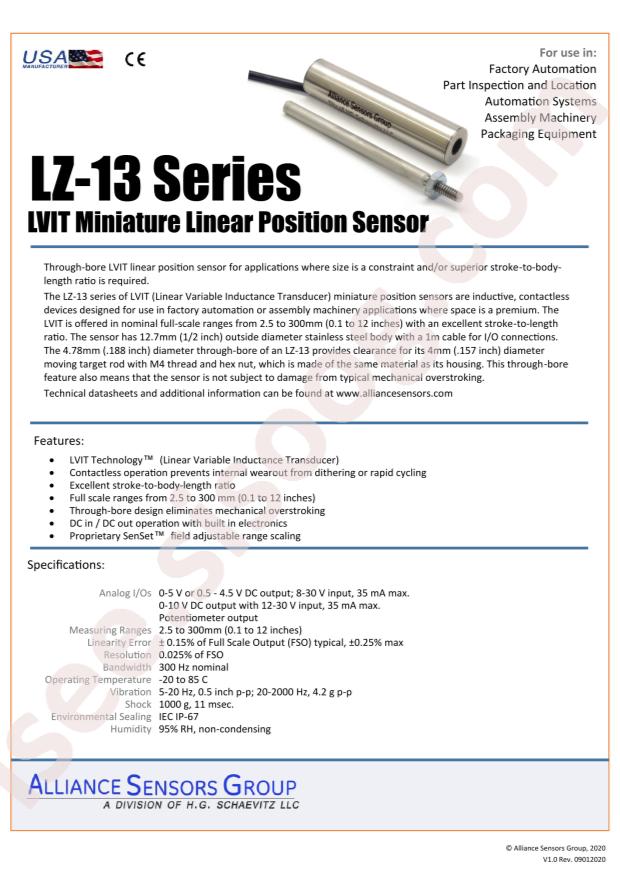 Alliance Memory LZE-13-150-A-00-10-S