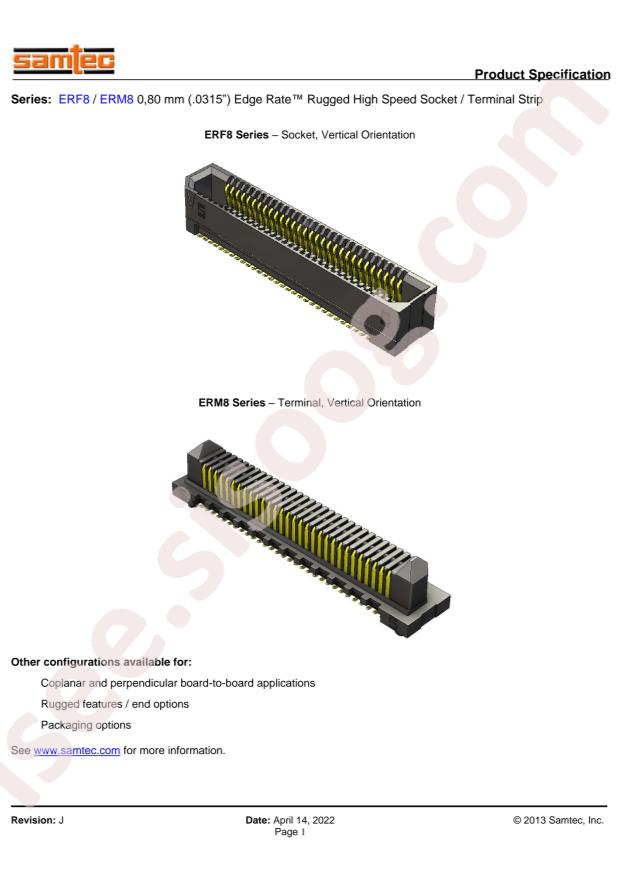 Samtec ERF8-040-01-L-D-RA-TR