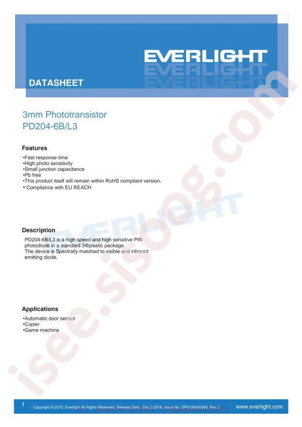 EVERLIGHT PD204-6B/L3