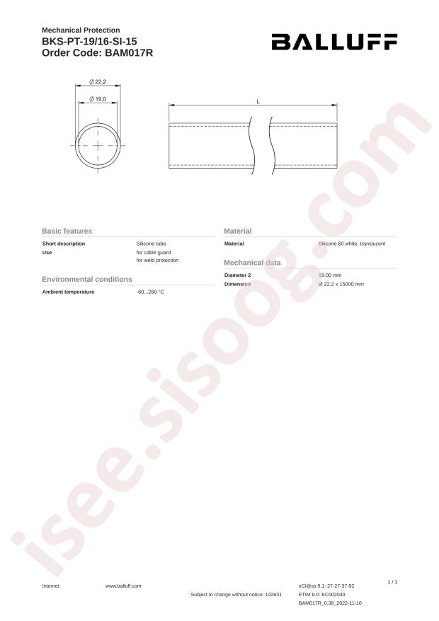 BALLUFF BAM017R