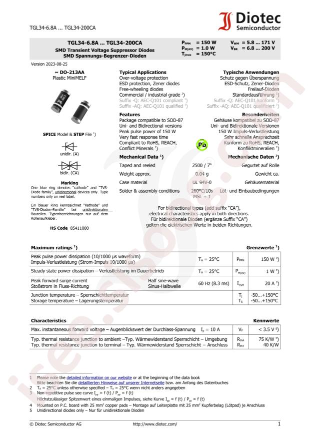 DIOTEC TGL34-47CA