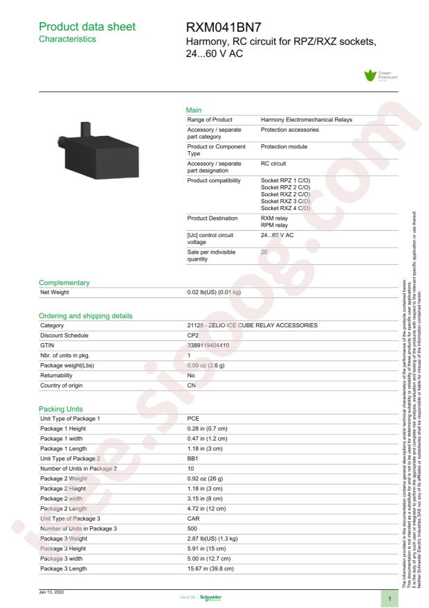 Schneider RXM041BN7
