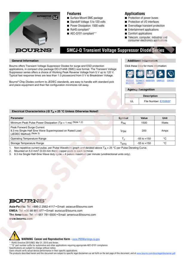 BOURNS SMCJ120CA-Q