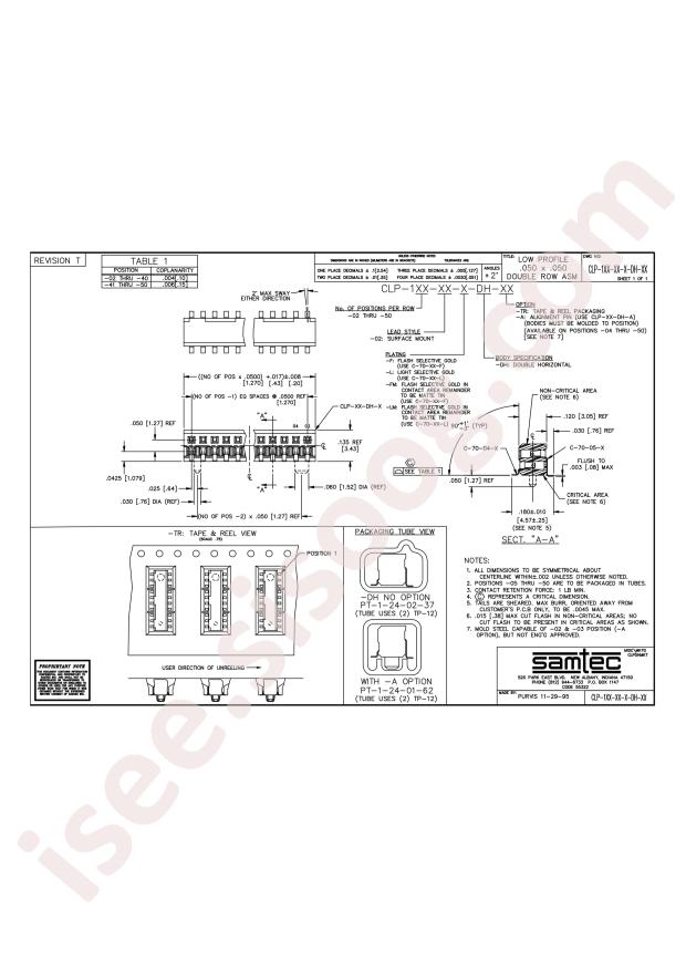 Samtec CLP-132-02-F-DH-A