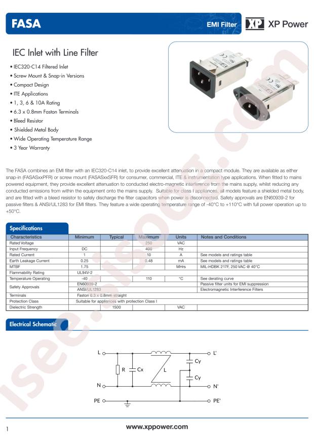 XP Power FASAS10SFR