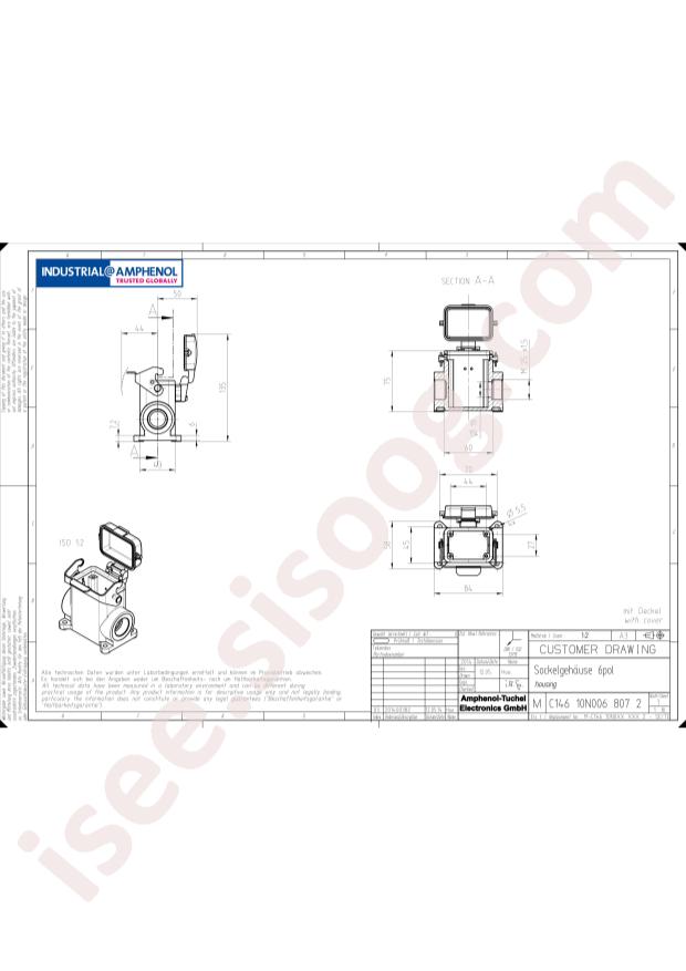 Amphenol C146 10N006 807 2