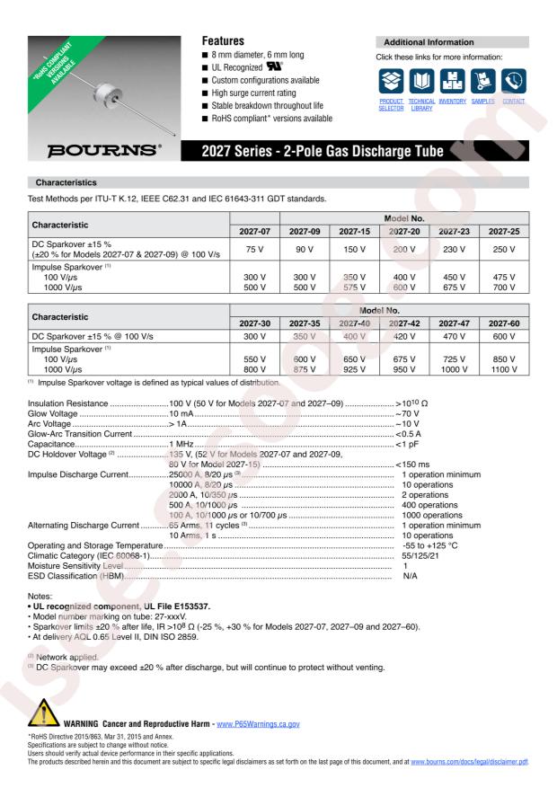 BOURNS 2027-23-BLF