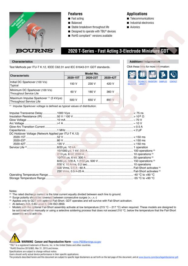 BOURNS 2020-42T-C4LF