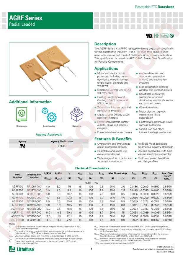 Littelfuse AGRF700
